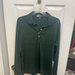 Nike golf shirt green pullover